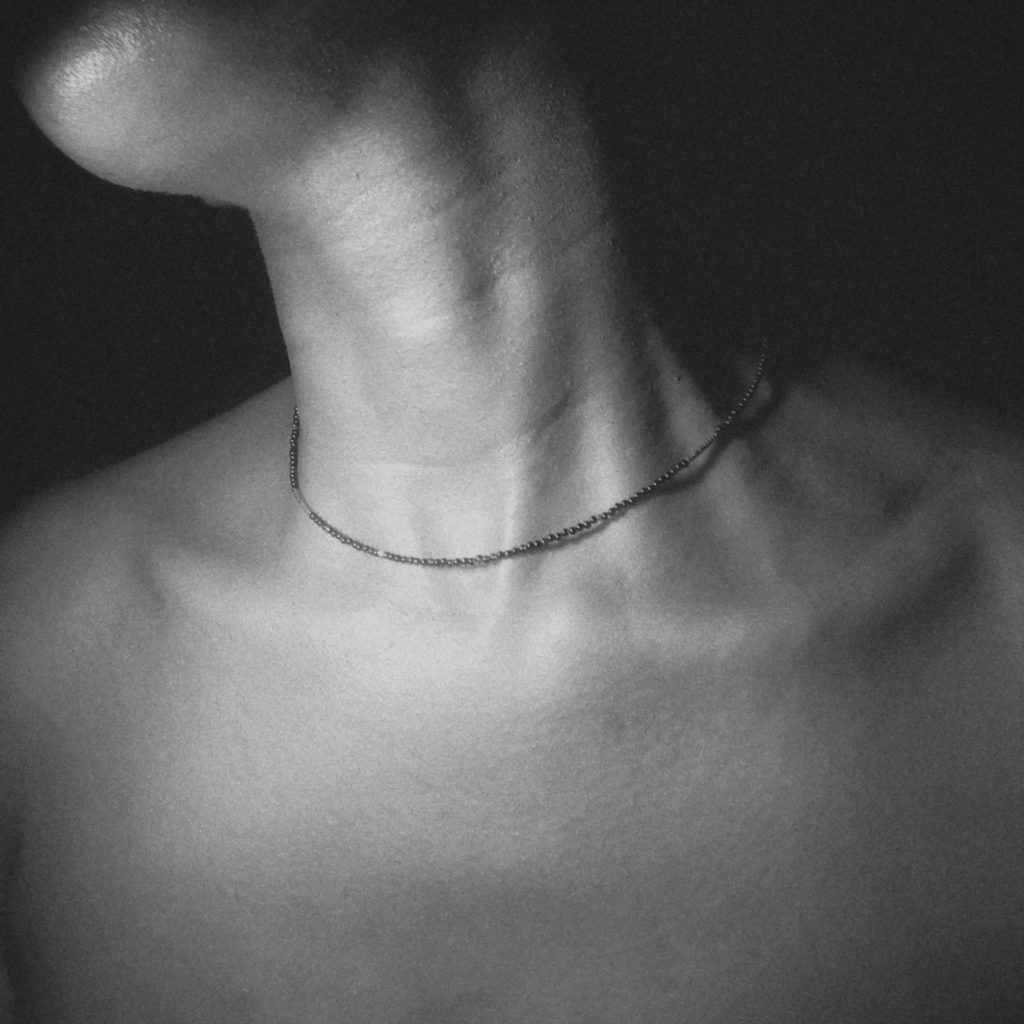 Still Agate and hematite necklace by Oui Cherie Oui