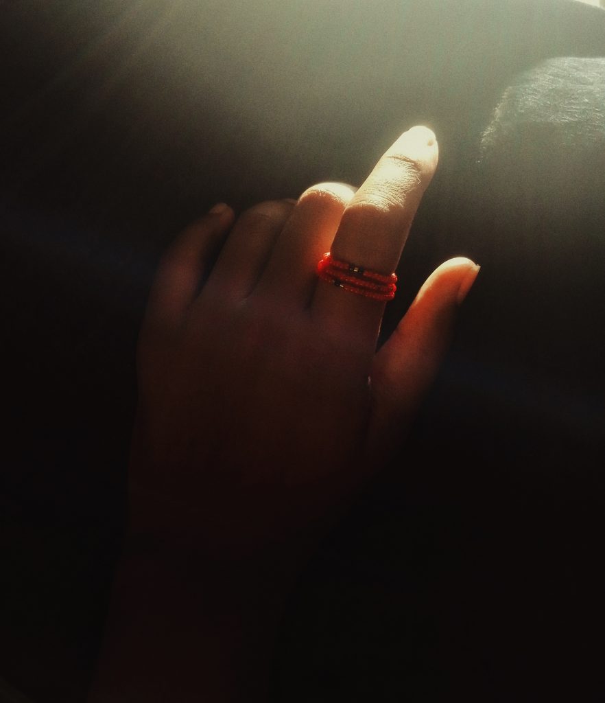 Palesa beaded ring by oui cherie oui - letters to star