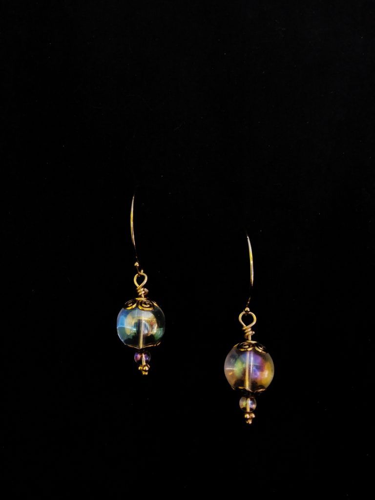 Oui Cherie Oui Nothing Complicated Glass Earrings